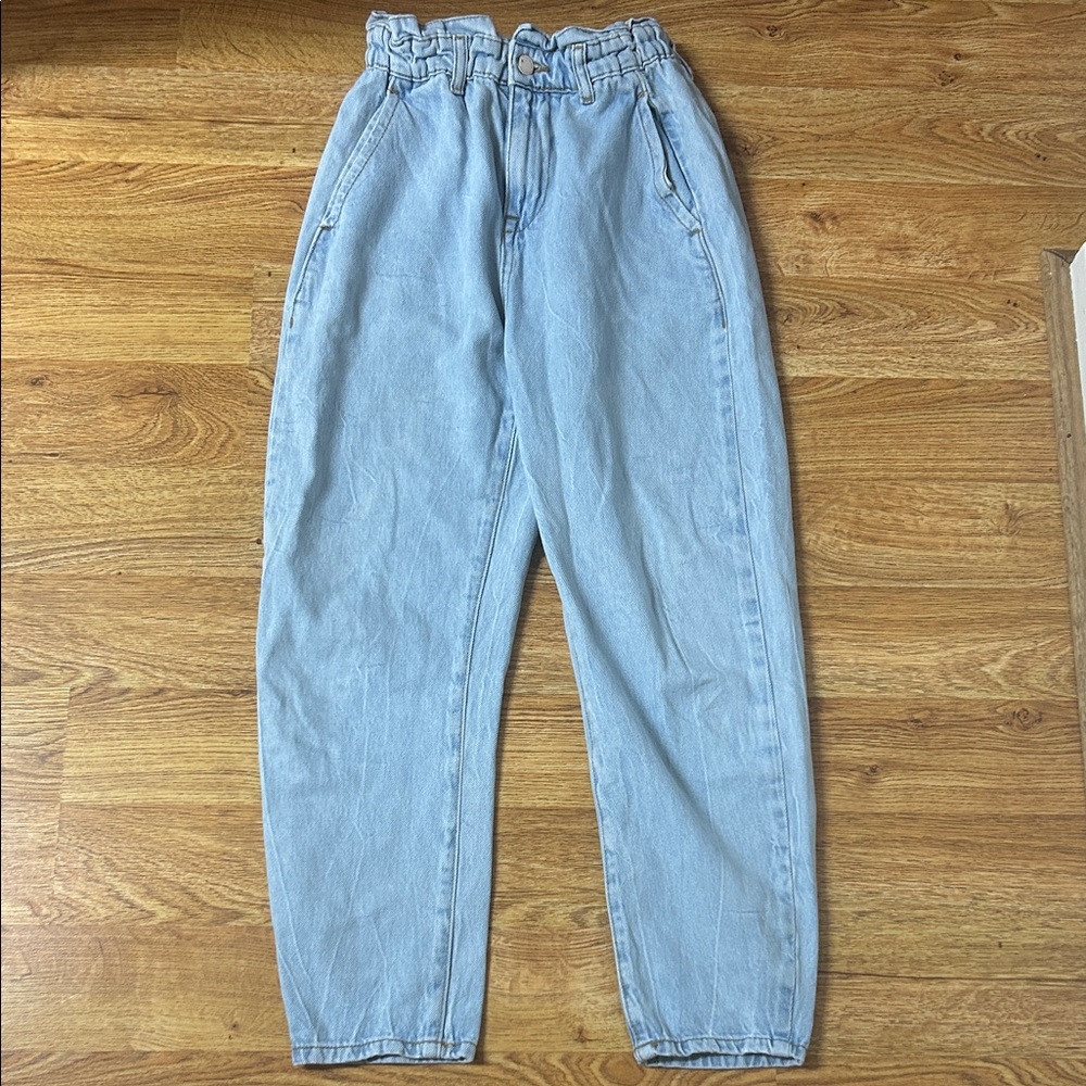 Zara Light Blue Boyfriend Jeans Sz 26